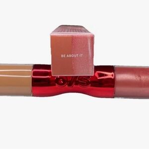 Trade Finder Lip Snatcher Velvet Flex Cream & Cushion Gloss Lip Duo, New in Box